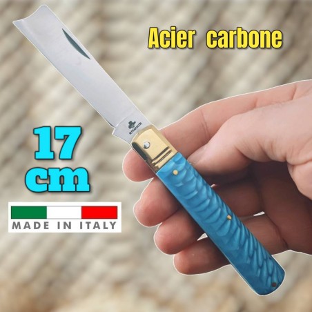 Couteau italien Fraraccio PCF permesso de la legge serpent juma bleu