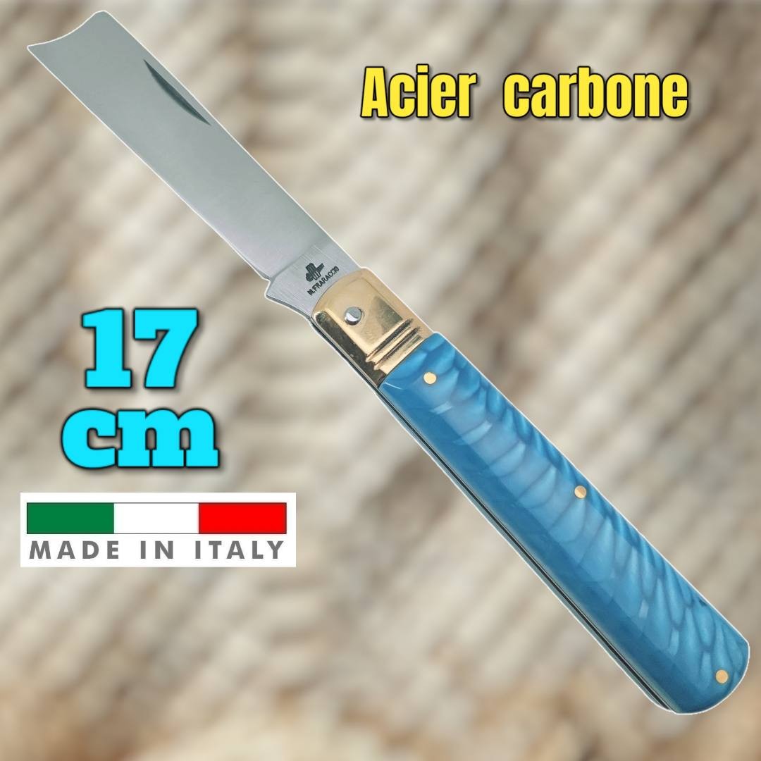 Couteau italien Fraraccio PCF permesso de la legge serpent juma bleu