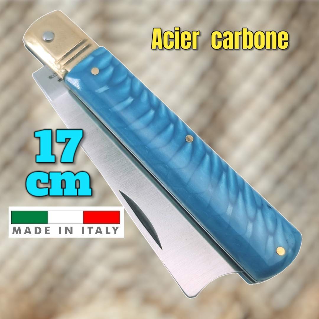 Couteau italien Fraraccio PCF permesso de la legge serpent juma bleu