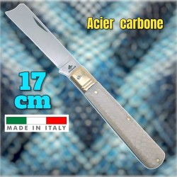 Couteau italien Fraraccio PCF serpent juma beige carbone 17 cm