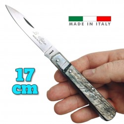 Couteau coltelli Fraraccio PCF Stiletto corne mitre INOX 17 cm