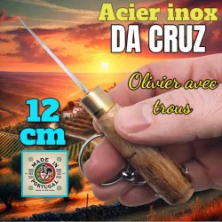 Couteau portugais Jose Da Cruz porte cles olivier a trous lame INOX