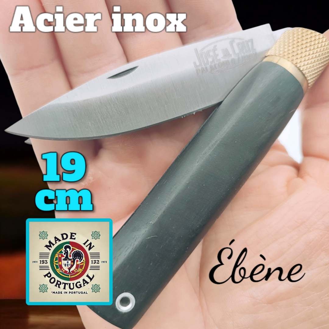 Couteau merendeira José Da Cruz ebene lame inox 19cm