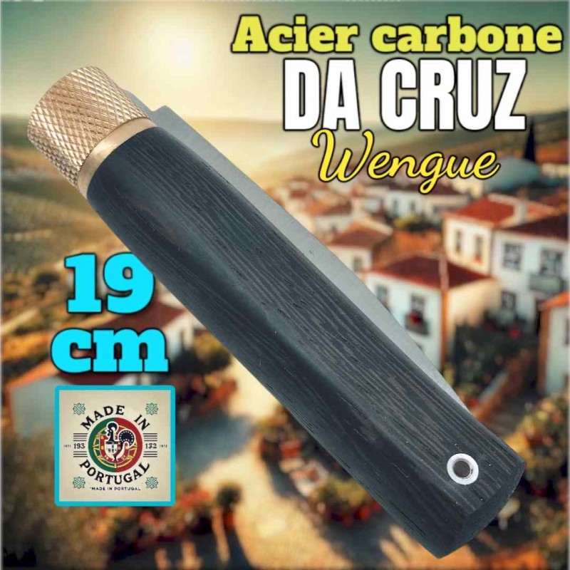 Couteau merendeira José Da Cruz wengue lame carbone 19 cm