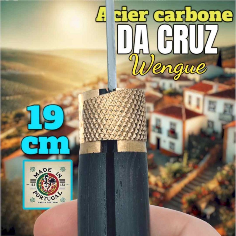 Couteau merendeira José Da Cruz wengue lame carbone 19 cm