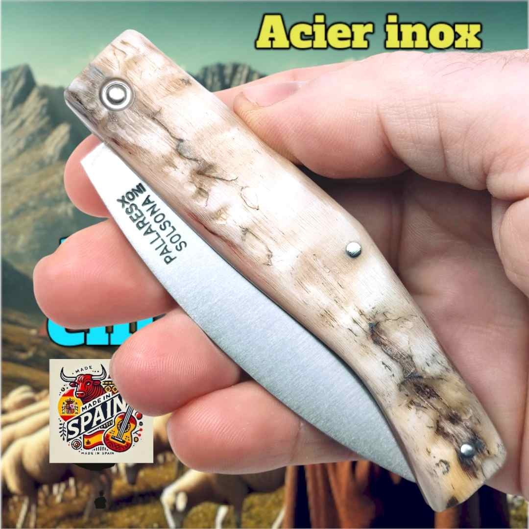 Couteau berger Pallares Solsona bélier inox