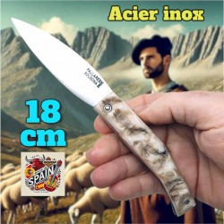 Couteau berger Pallares Solsona bélier inox modèle 2