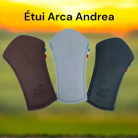 Etui cuir Arca Andrea 3 couleurs au choix