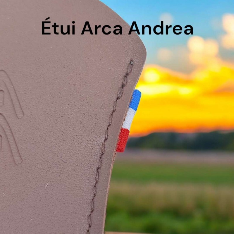 Etui cuir Arca Andrea 3 couleurs au choix