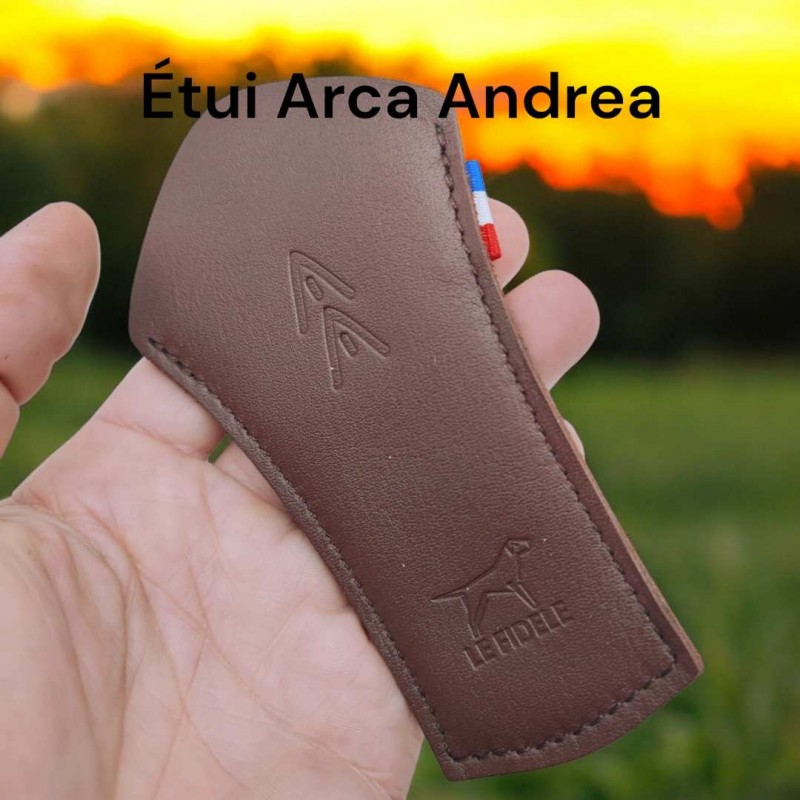 Etui cuir Arca Andrea 3 couleurs au choix