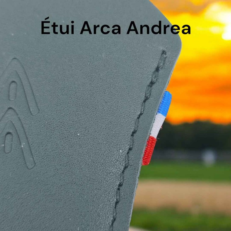 Etui cuir Arca Andrea 3 couleurs au choix