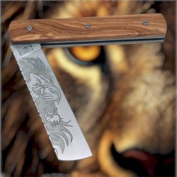 Couteau  20/20 WILD FACE LION guilloché