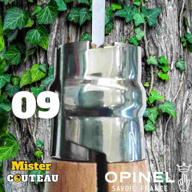 Couteau OPINEL 09 hetre inox 21cm