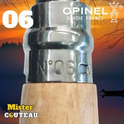 Couteau OPINEL 06 manche hetre lame inox / 18cm