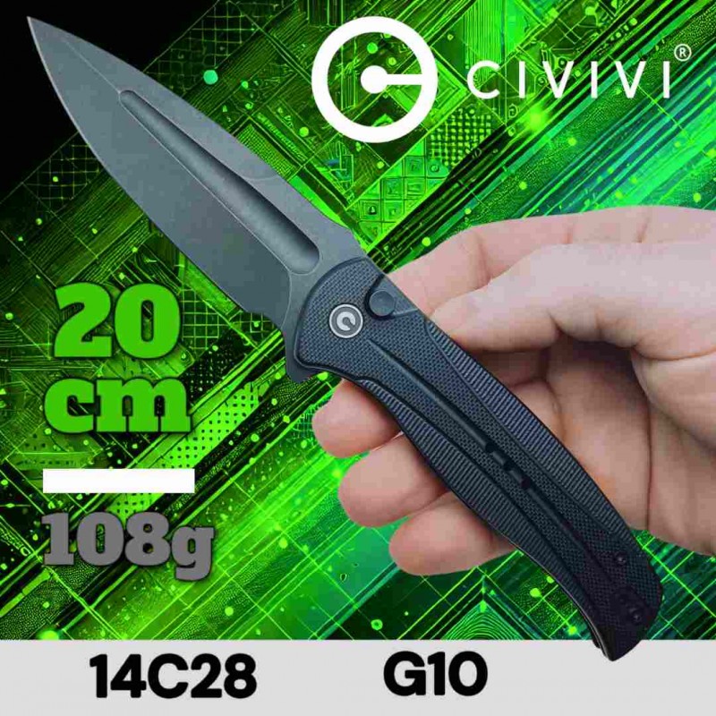 Couteau Civivi Incindie G10 noir 14C28