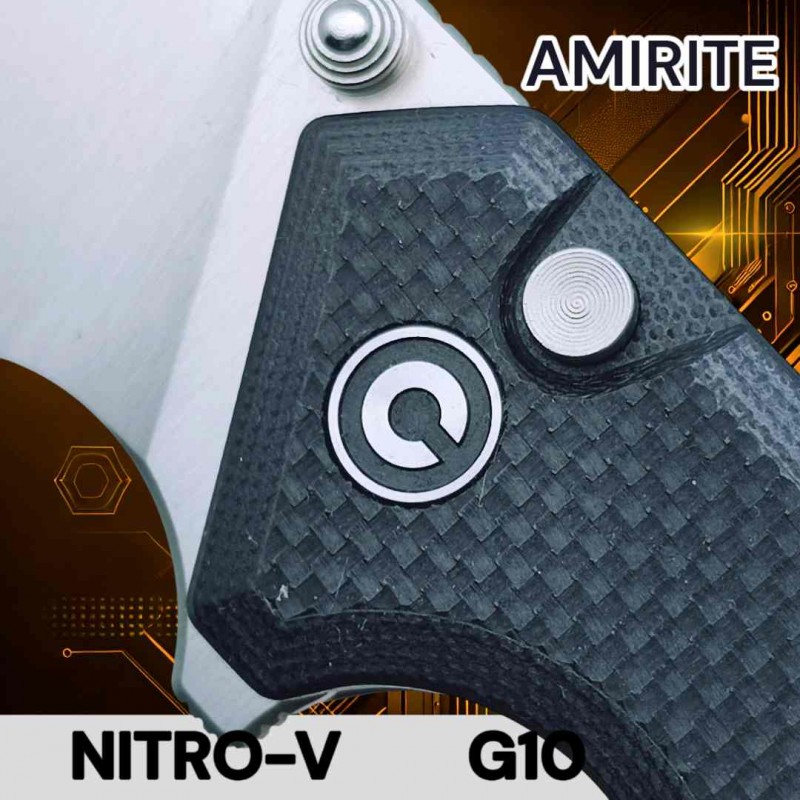 Couteau Amirite nitro-v G10 noir 21cm