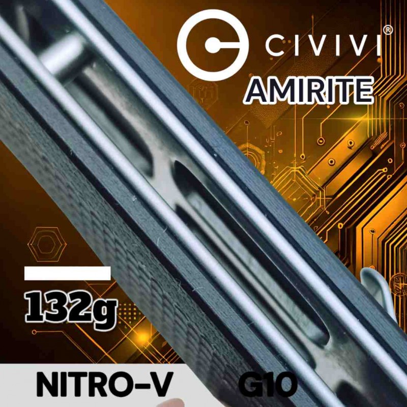 Couteau Amirite nitro-v G10 noir 21cm