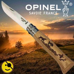 Couteau Opinel Animalia chien chasse