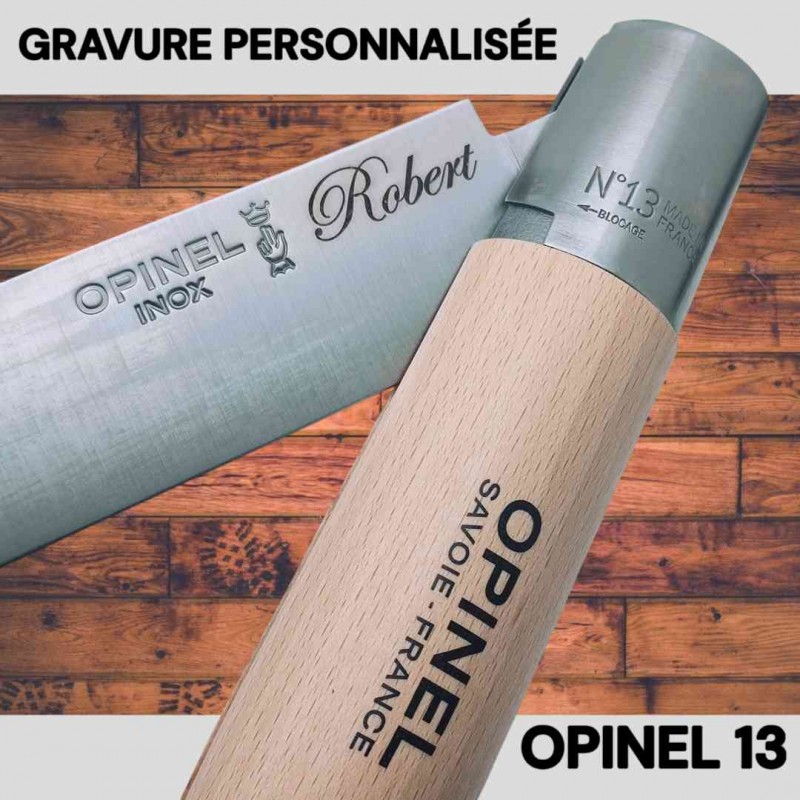 Couteau géant OPINEL 13 hetre inox XXL 50cm