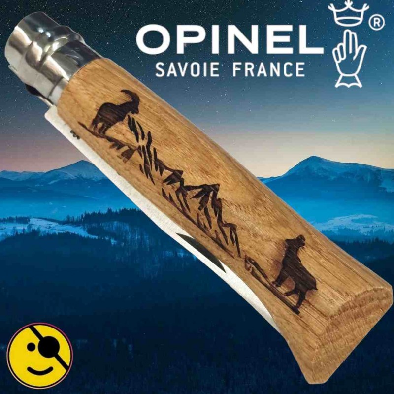 Couteau Opinel Animalia isard chamois