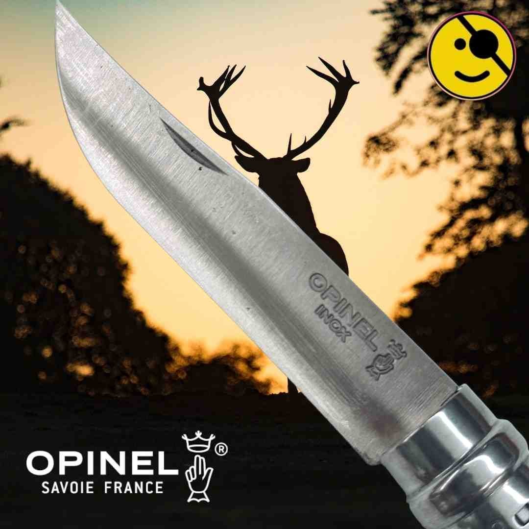 Couteau OPINEL 08 Animalia cerf lame inox 19.5cm