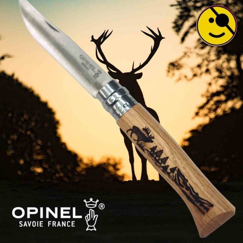 Couteau Opinel Animalia cerf