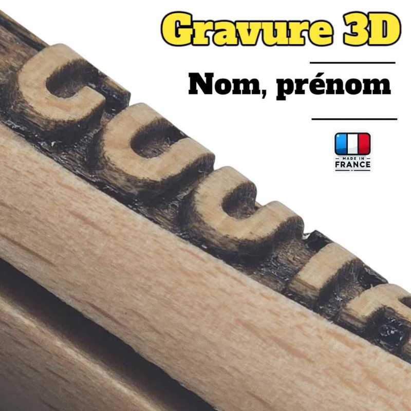 Couteau Opinel N 8 gravure 3D