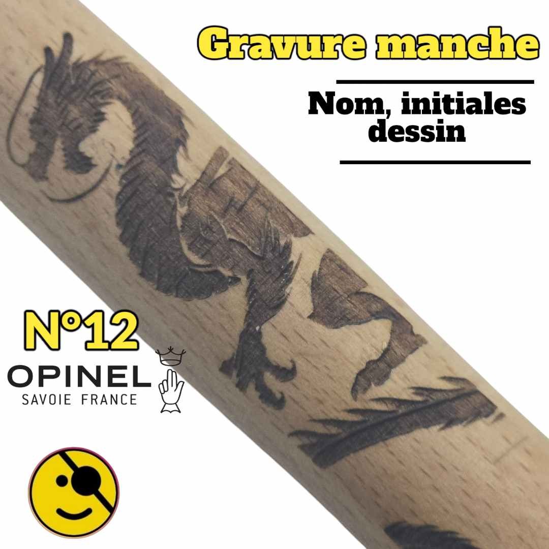 Opinel n 12 personnalisé Dragon