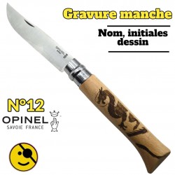 Opinel n 12 personnalisé Dragon