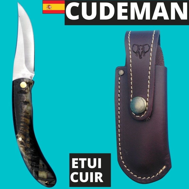 Couteau Cudeman corne mouflon liner lock REF 374M