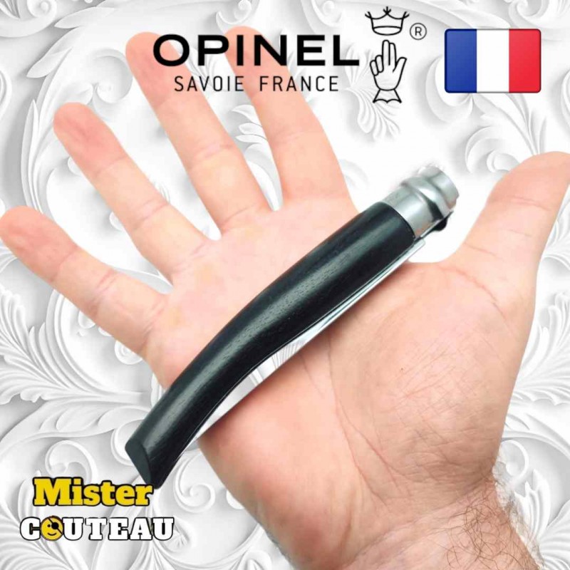 Effilé n 10 ébène couteau Opinel lame inox 20cm