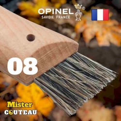 Champignon brosse n 08 couteau Opinel lame inox