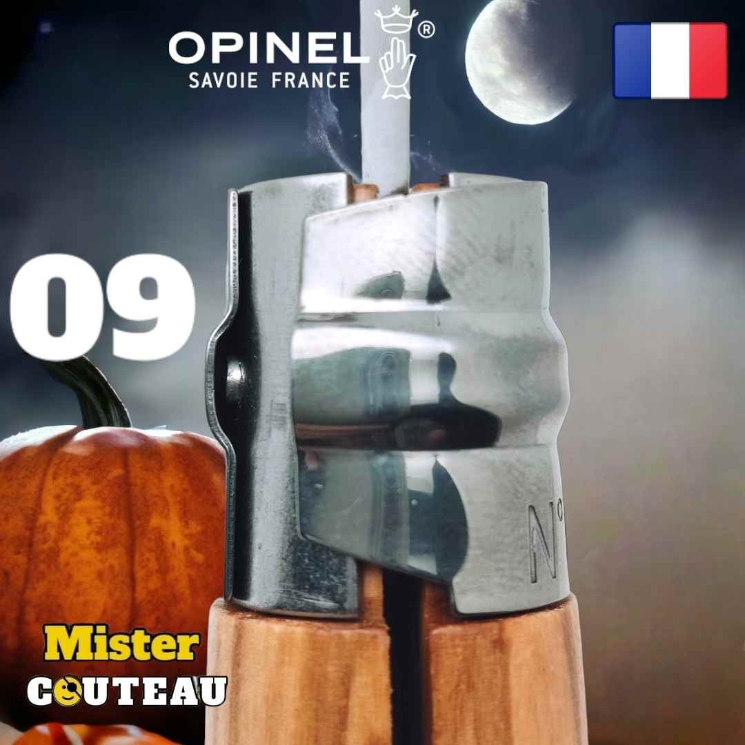 Couteau OPINEL 09 olivier inox