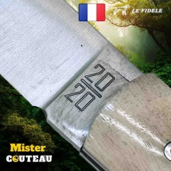 Couteau 20/20 Le Fidèle en corne de bélier