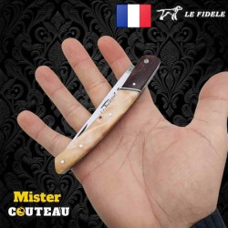 Couteau Thiers par Le Fidèle en frene peuplier bois précieux modèle 5