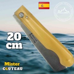 Couteau Pallares pêcheur résine jaune lame inox 20cm