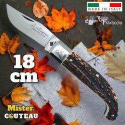 Couteau Fraraccio Scarperia bois de cerf 18cm