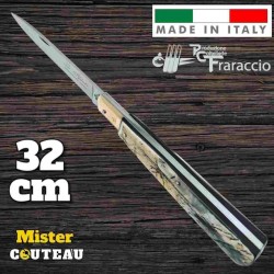 Couteau Fraraccio Sfilato corne antique 32 cm Italie
