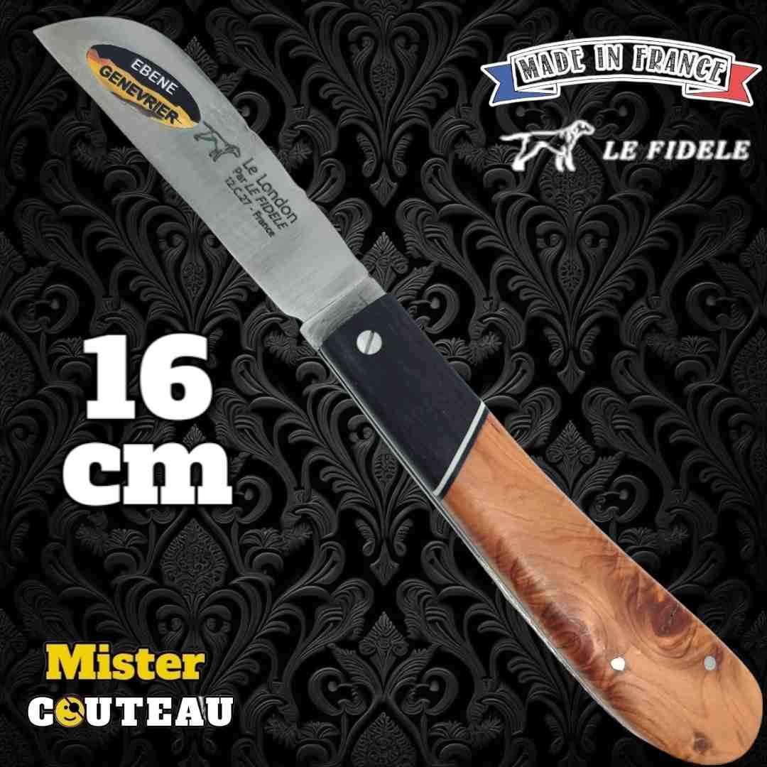 Couteau London par Le Fidèle genévrier ébène 17cm