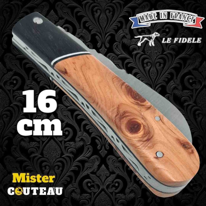 Couteau London par Le Fidèle genévrier ébène 17cm