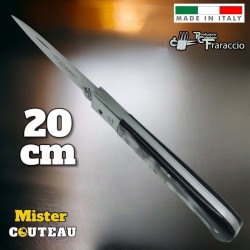 Couteau italien Fraraccio Caltagirone corne mitre inox 20 cm