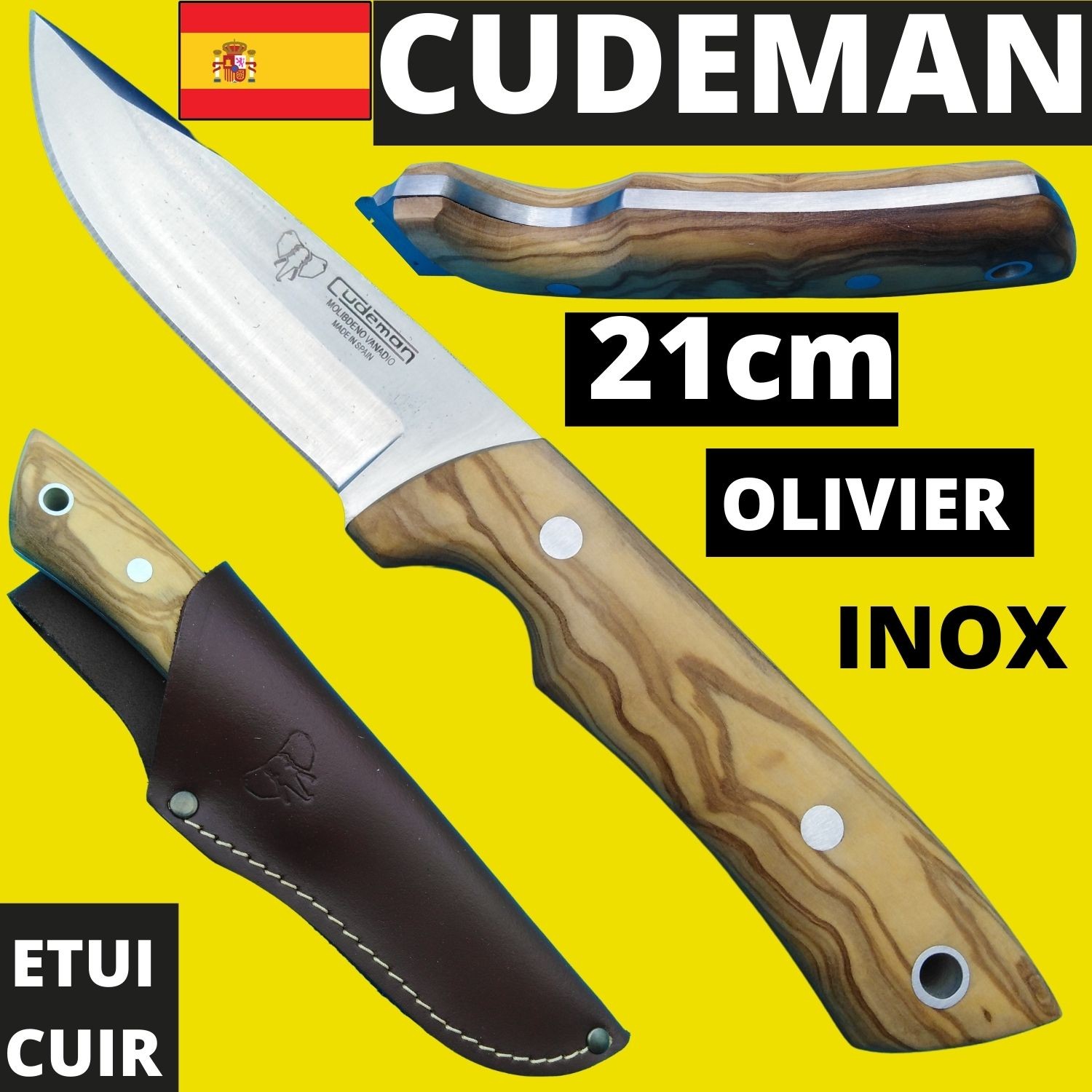 Couteau de chasse Cudeman...
