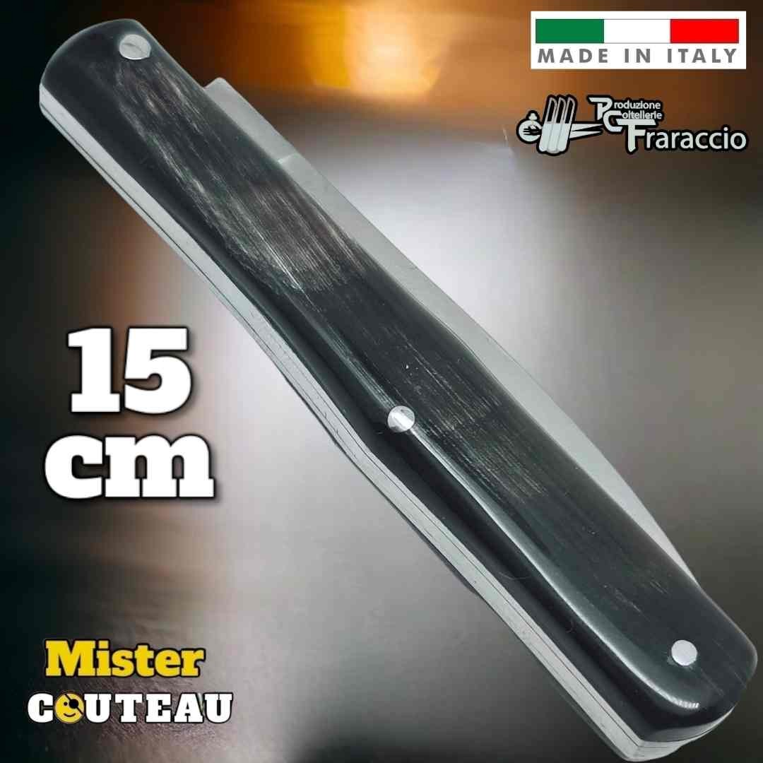 Couteau Fraraccio Sfilato Palermitano corne 15 cm