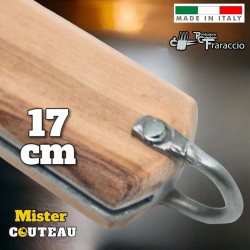 Couteau Fraraccio Sfilato pointe ronde olivier 17 cm