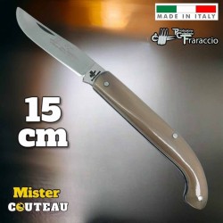 Couteau Fraraccio Zuavo corne plein manche 15 cm