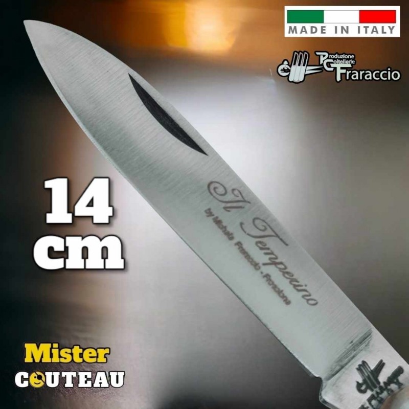 Couteau italien Fraraccio navette Temperino corne  14 cm