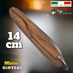 Couteau italien Fraraccio navette Temperino olivier 14 cm