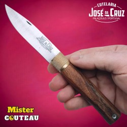 Couteau José Da Cruz bois de mutene lame carbone