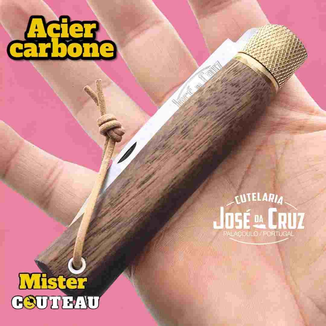 Couteau José Da Cruz noyer lame carbone