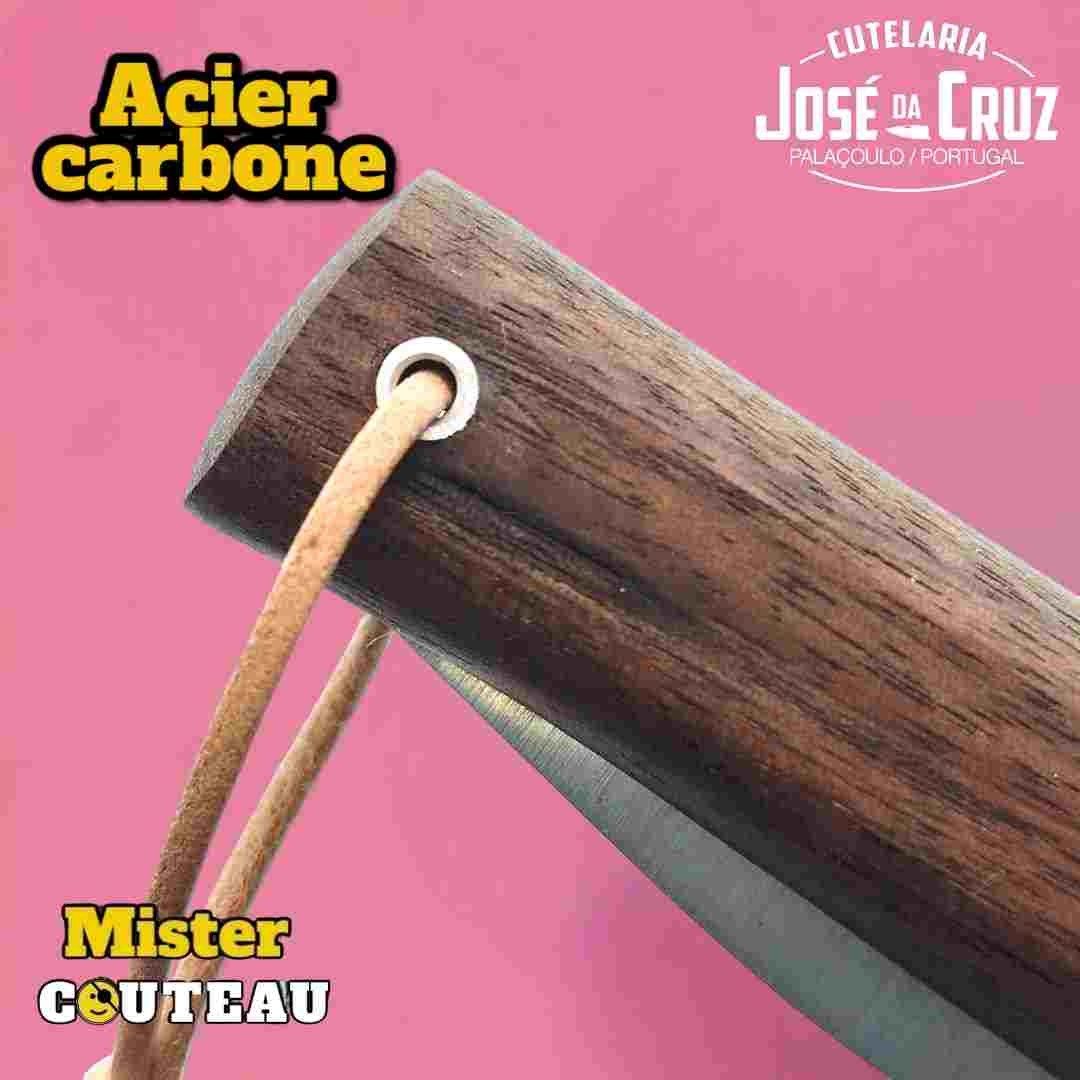 Couteau José Da Cruz noyer lame carbone